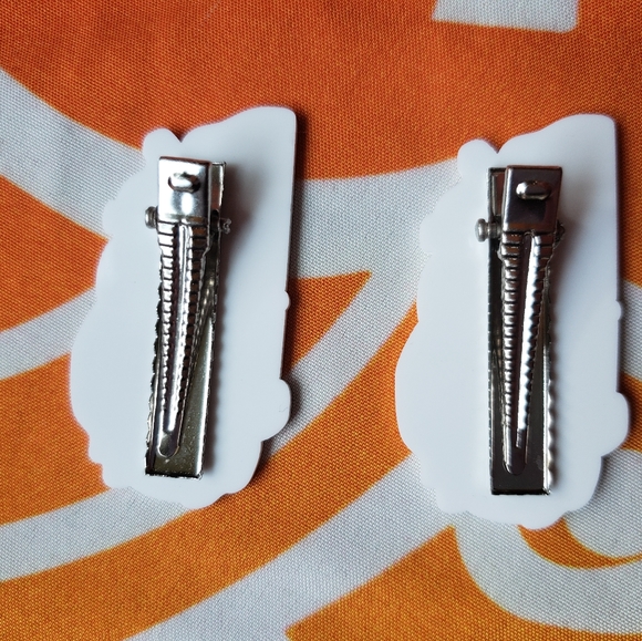 🌈 Homemade Rainbow Brite hairclips - Picture 4 of 10